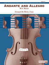 Andante and Allegro-String Orch Orchestra sheet music cover Thumbnail